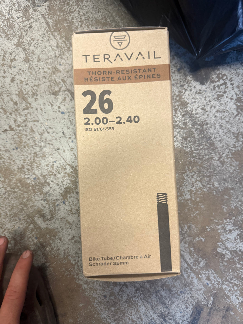 Teravail Thorn Resistant Inner Tube 26x 2.00-2.40