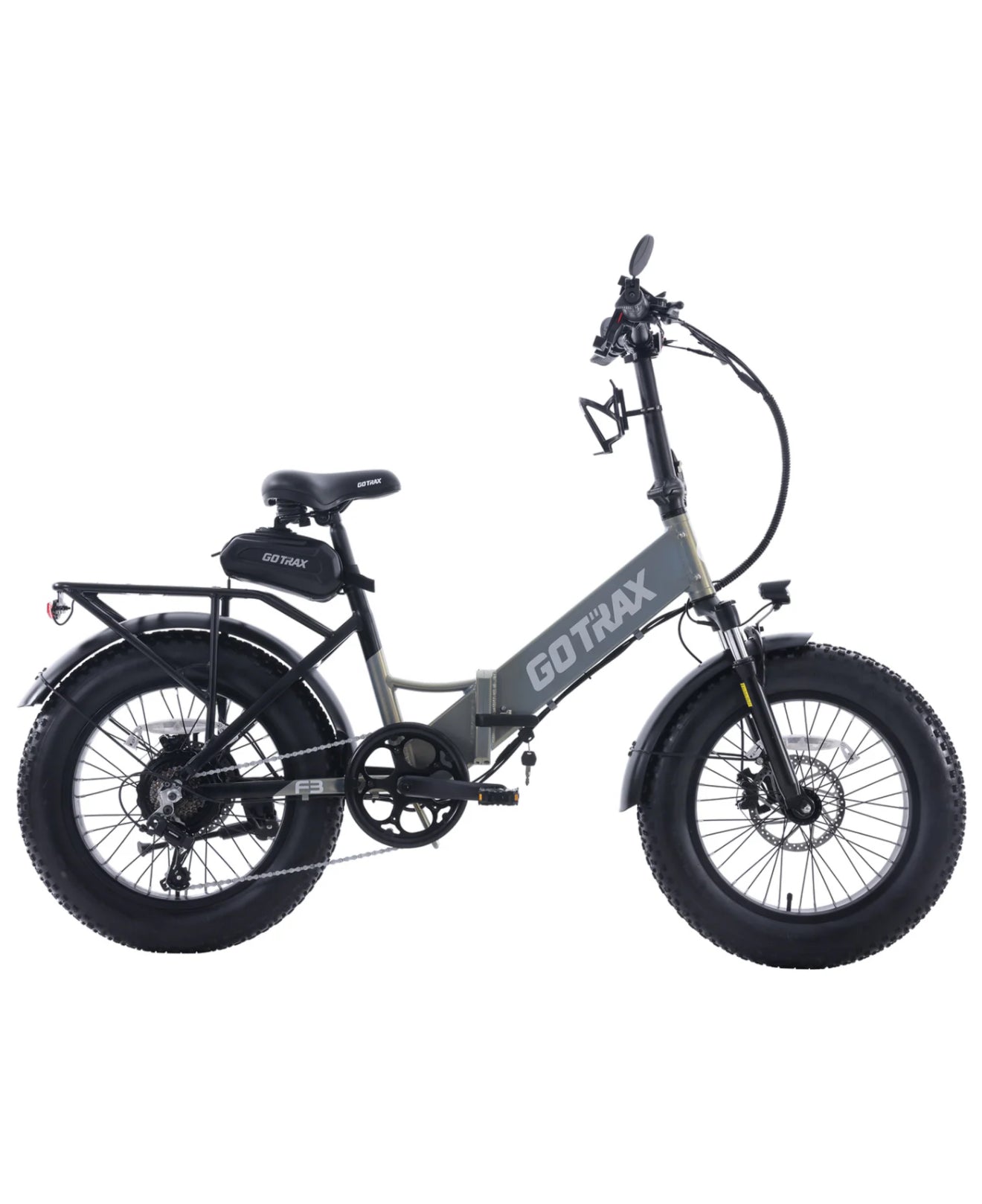 Go-Trax F3 2.0 Fat Tire Folding Electric Bicycle E-bike