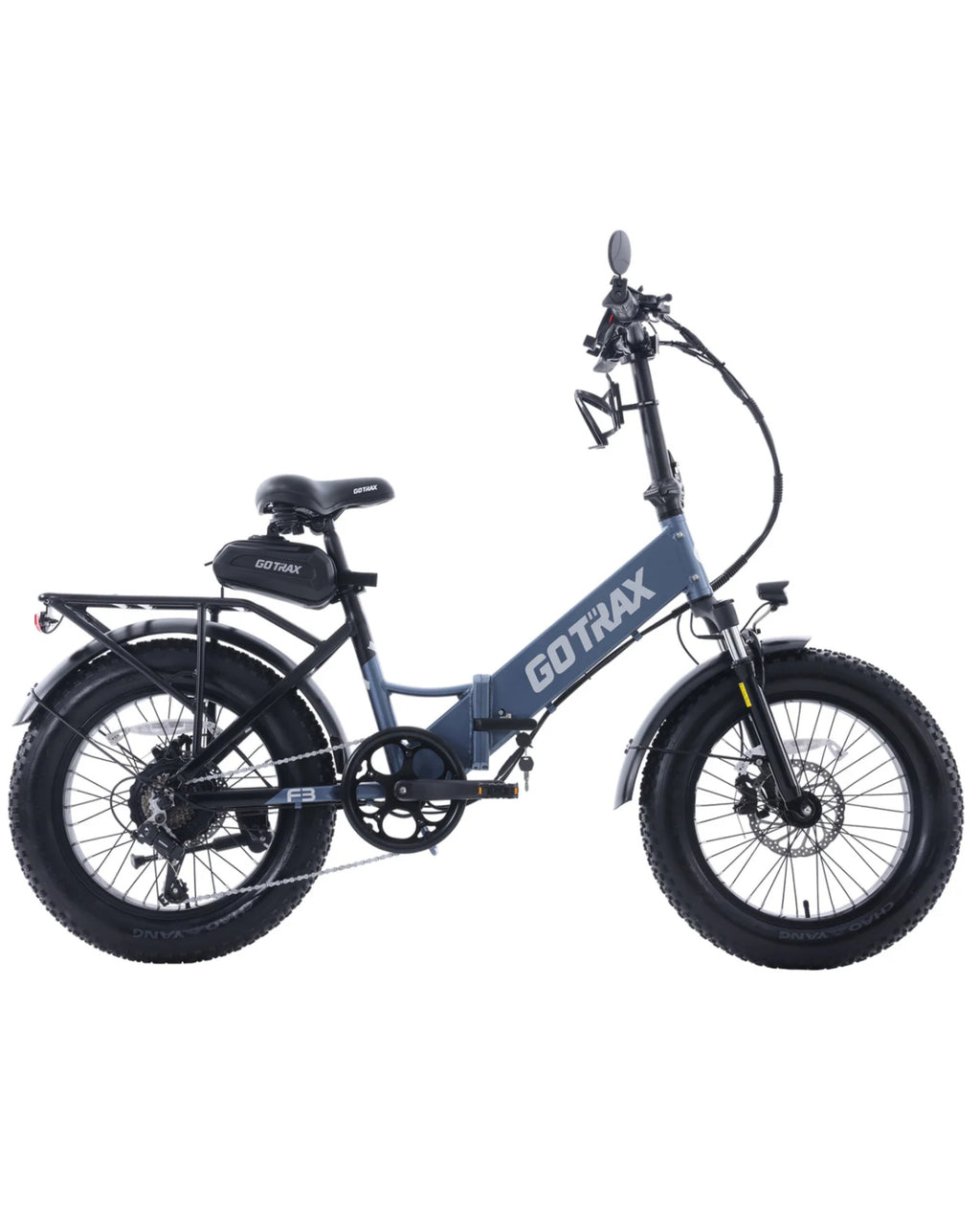 Go-Trax F3 2.0 Fat Tire Folding Electric Bicycle E-bike
