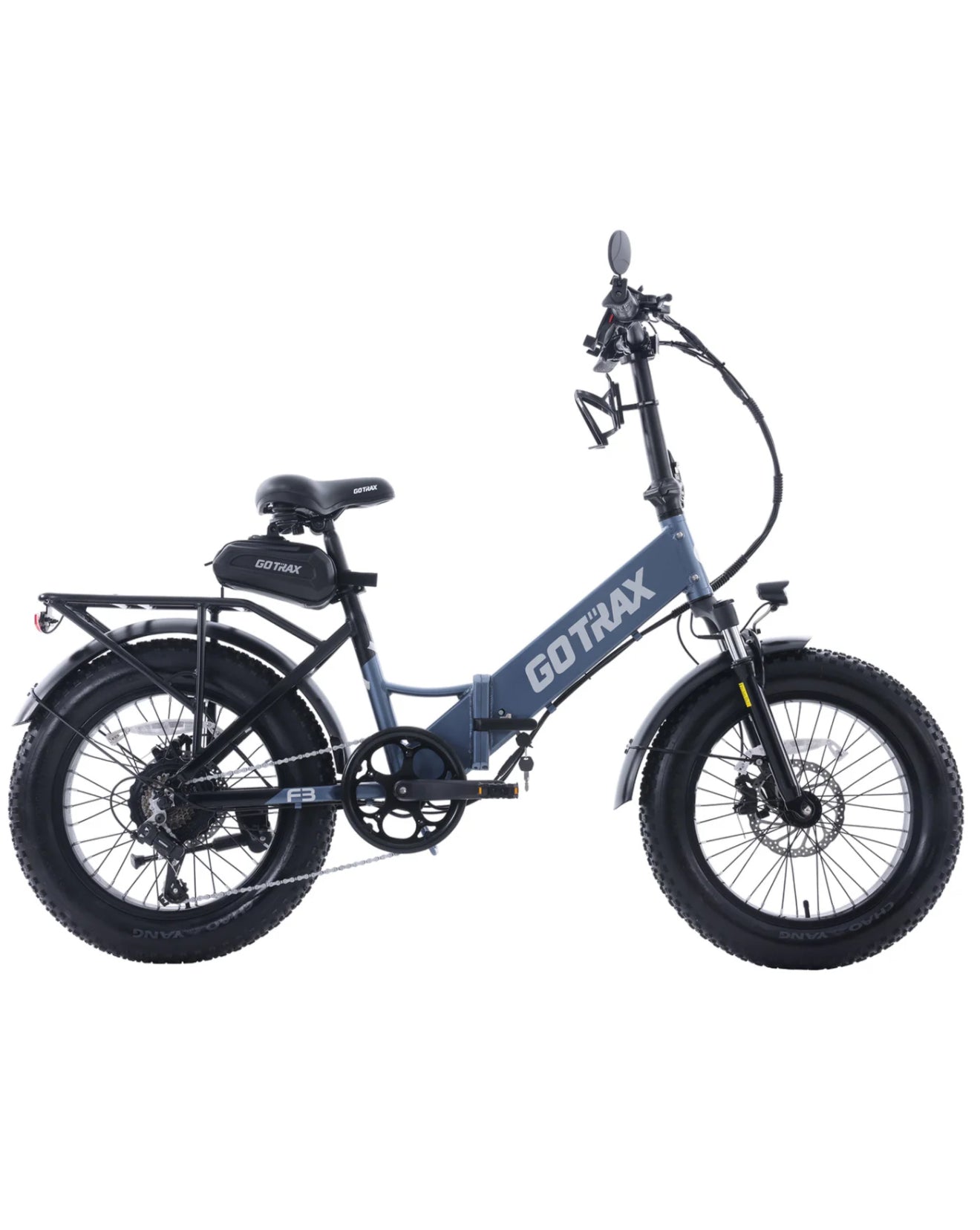 Go-Trax F3 2.0 Fat Tire Folding Electric Bicycle E-bike