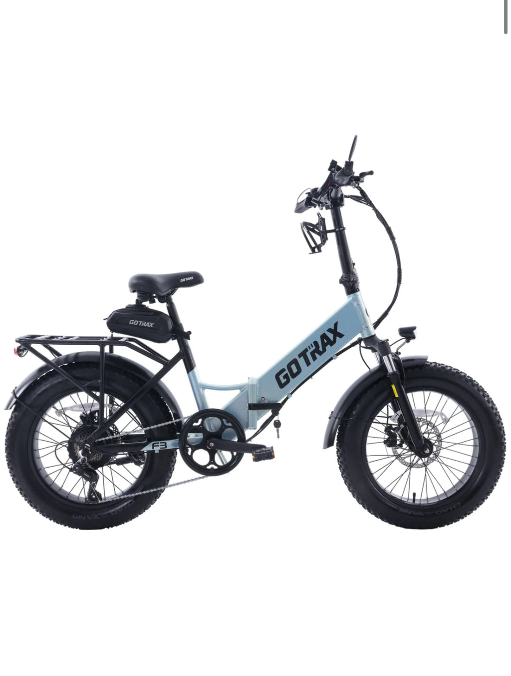 Go-Trax F3 2.0 Fat Tire Folding Electric Bicycle E-bike