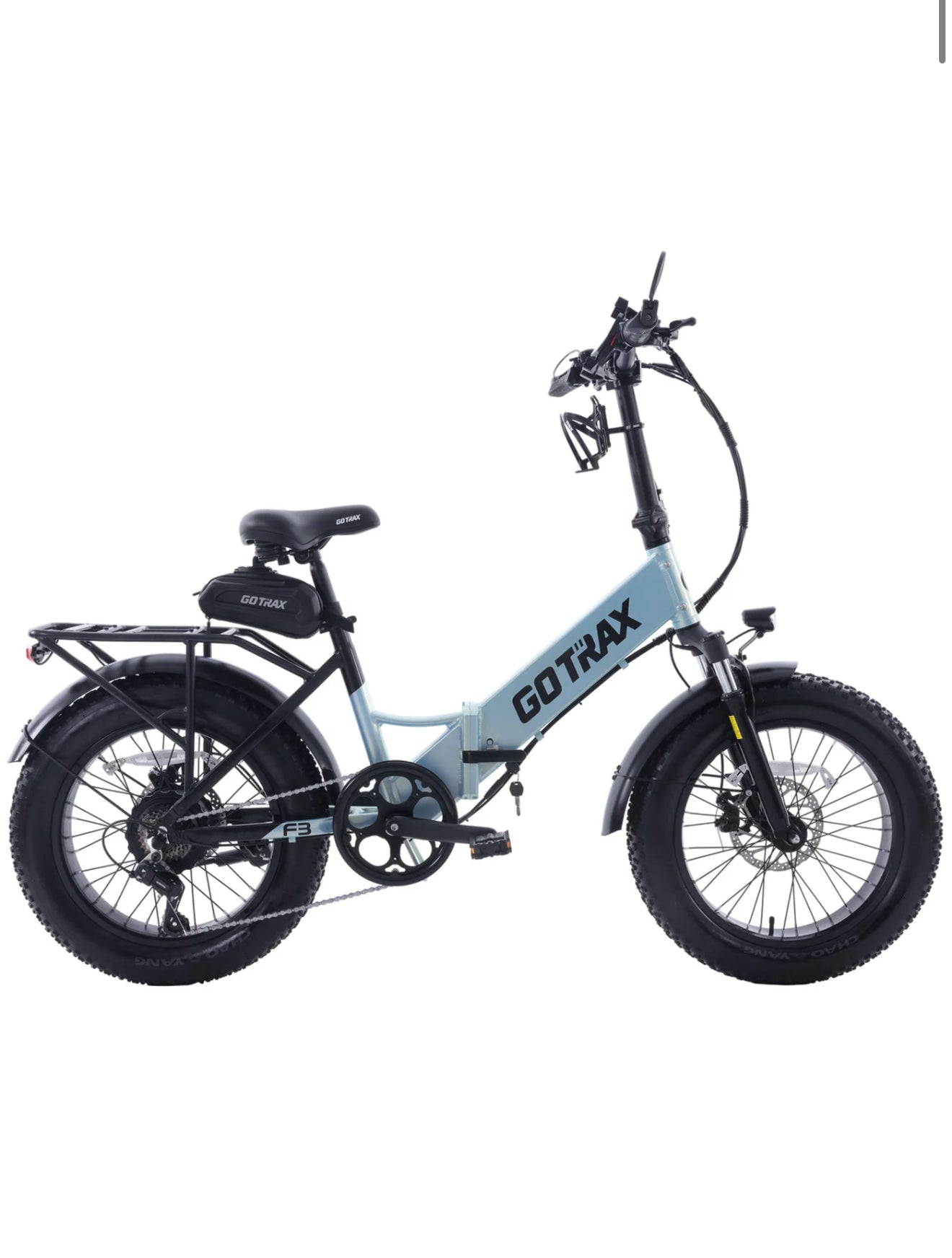 Go-Trax F3 2.0 Fat Tire Folding Electric Bicycle E-bike